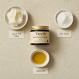 Tayyib Halal Tallow Sunscreen - SPF30 key ingredients